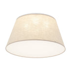 FORMO Linen Flush Mount Ceiling Light for Bedroom, Hallway & Living Room - Dekor Butik