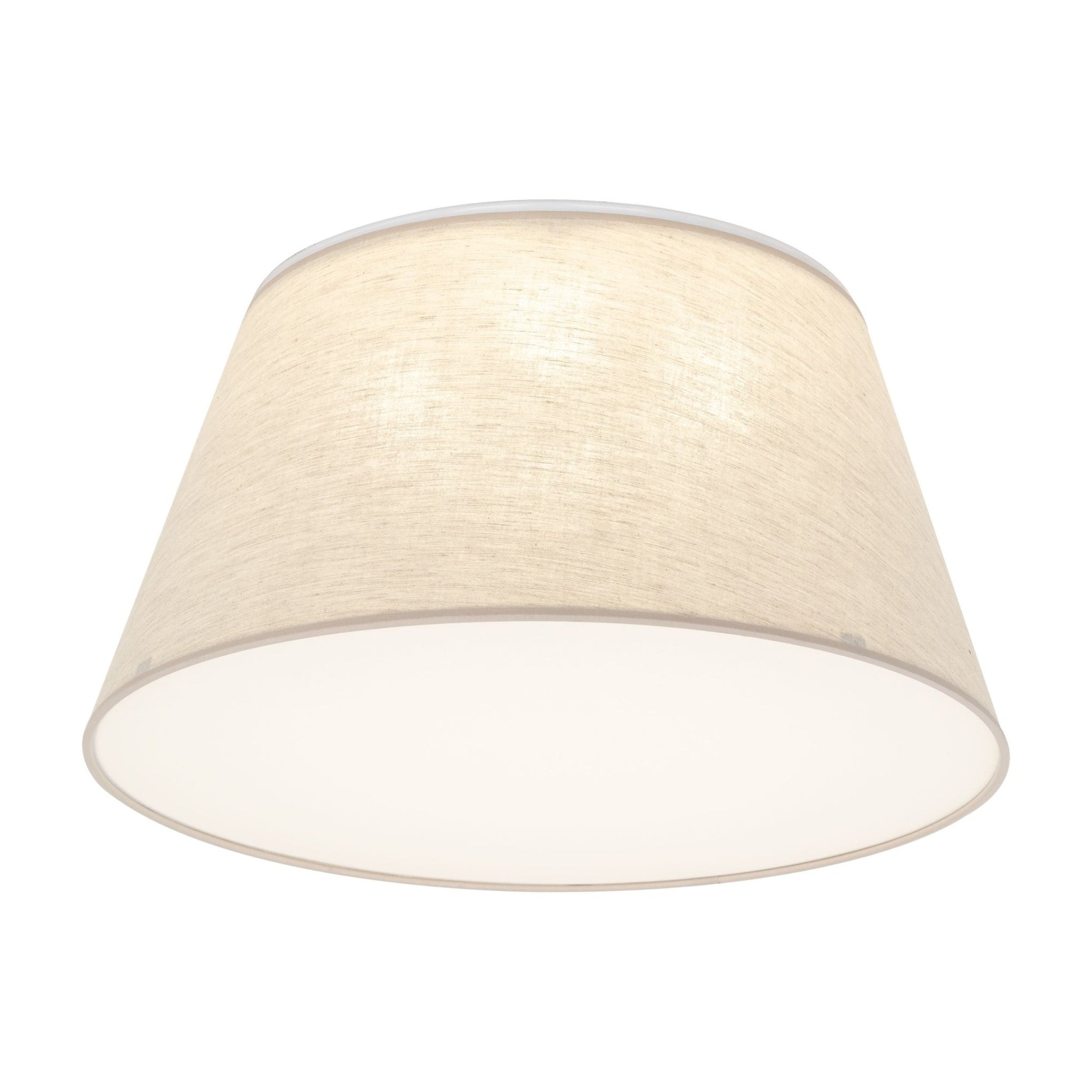 FORMO Linen Flush Mount Ceiling Light for Bedroom, Hallway & Living Room - Dekor Butik