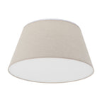 FORMO Linen Flush Mount Ceiling Light for Bedroom, Hallway & Living Room - Dekor Butik