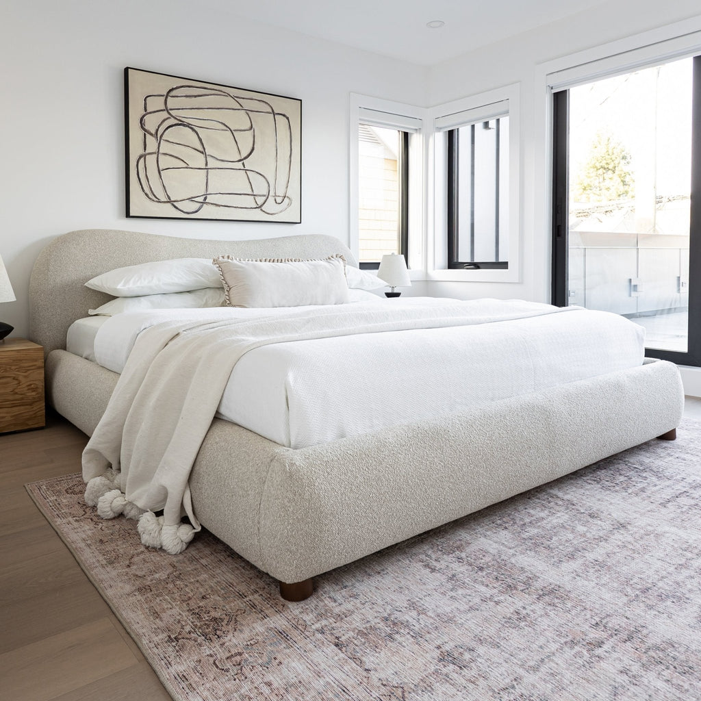 baseFox Queen Bed - Buff - Dekor Butik