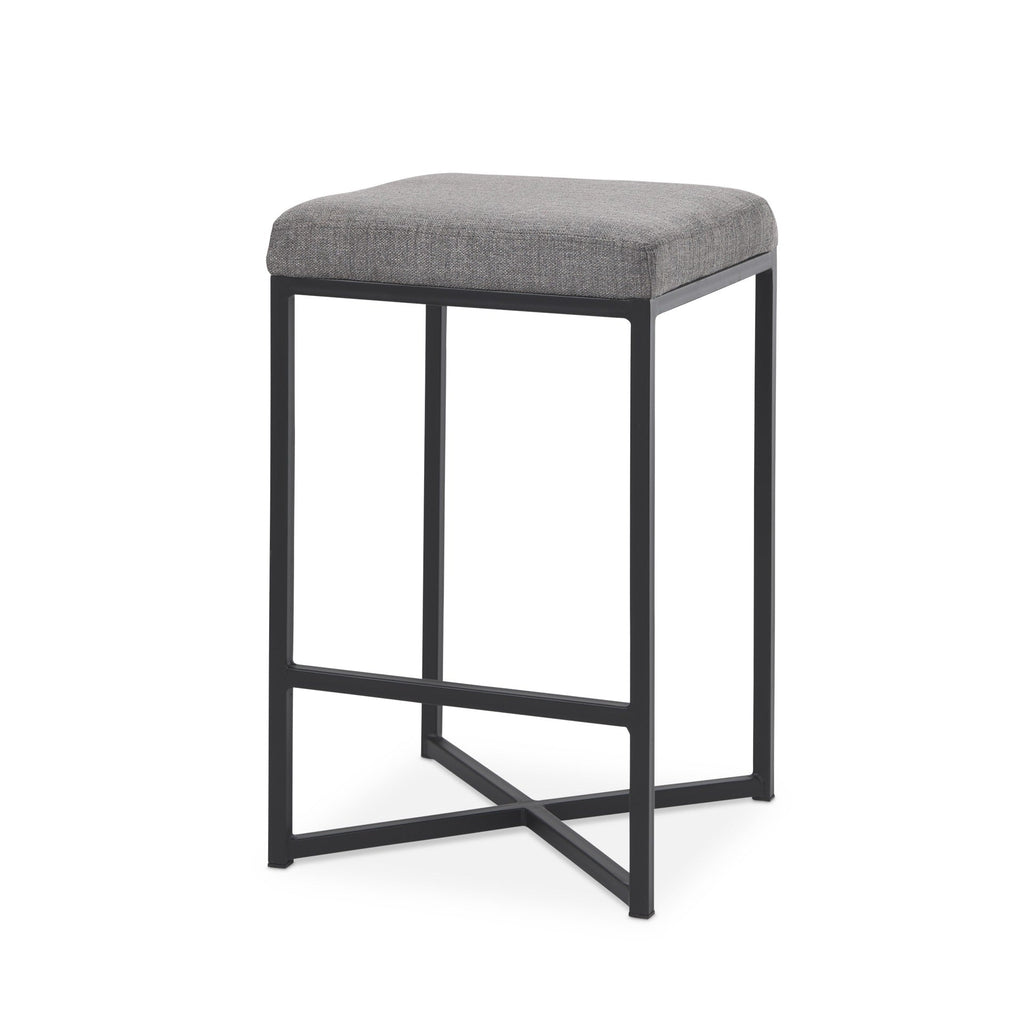 Frodo Fabric Seat Bar/Counter Stool - 2 Colors, 2 Sizes - Dekor Butik