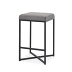 Frodo Fabric Seat Bar/Counter Stool - 2 Colors, 2 Sizes - Dekor Butik