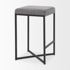 Frodo Fabric Seat Bar/Counter Stool - 2 Colors, 2 Sizes - Dekor Butik