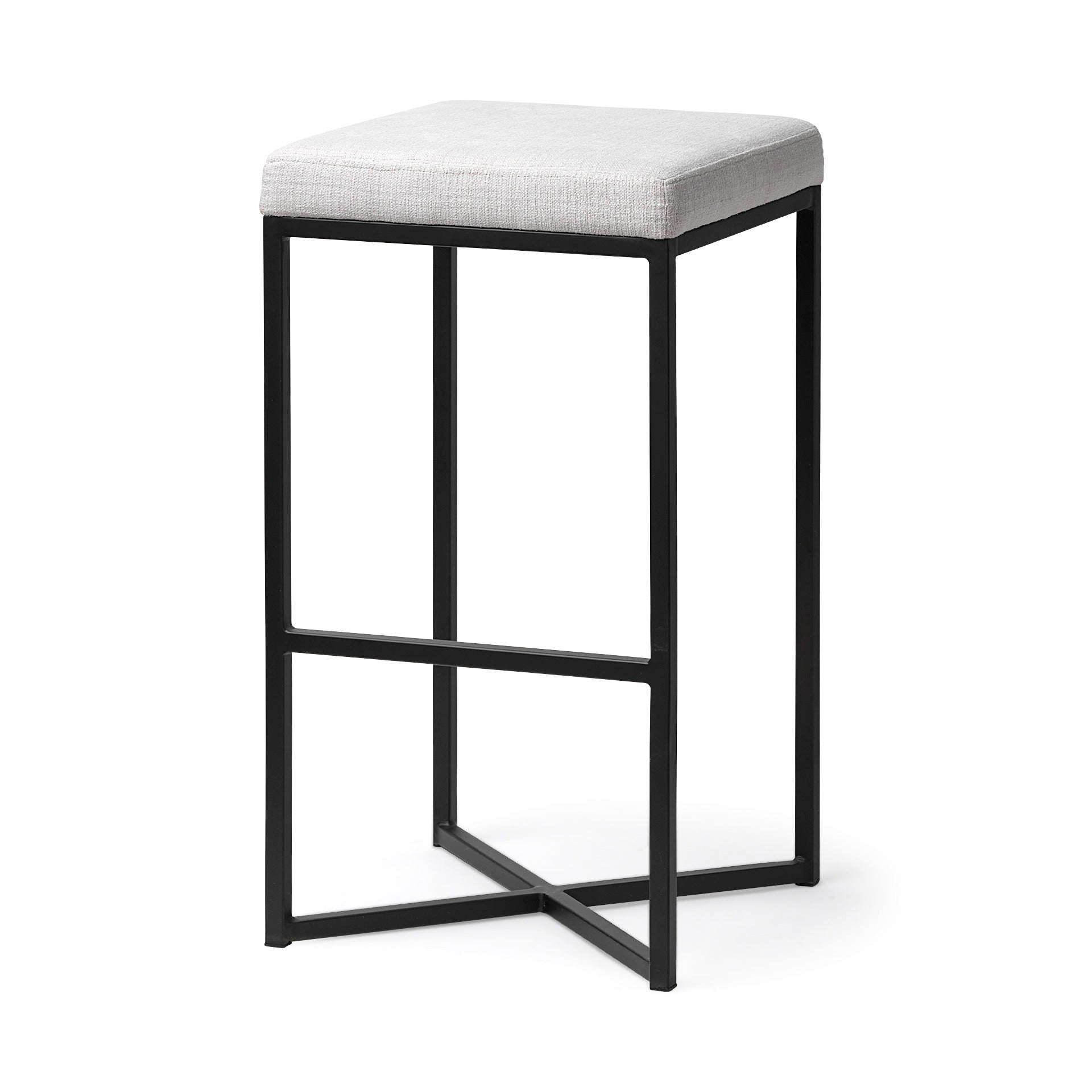Frodo Fabric Seat Bar/Counter Stool - 2 Colors, 2 Sizes - Dekor Butik