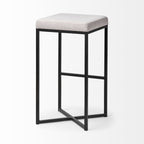 Frodo Fabric Seat Bar/Counter Stool - 2 Colors, 2 Sizes - Dekor Butik