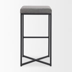 Frodo Fabric Seat Bar/Counter Stool - 2 Colors, 2 Sizes - Dekor Butik