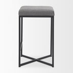 Frodo Fabric Seat Bar/Counter Stool - 2 Colors, 2 Sizes - Dekor Butik