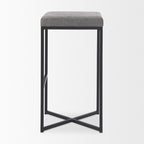 Frodo Fabric Seat Bar/Counter Stool - 2 Colors, 2 Sizes - Dekor Butik