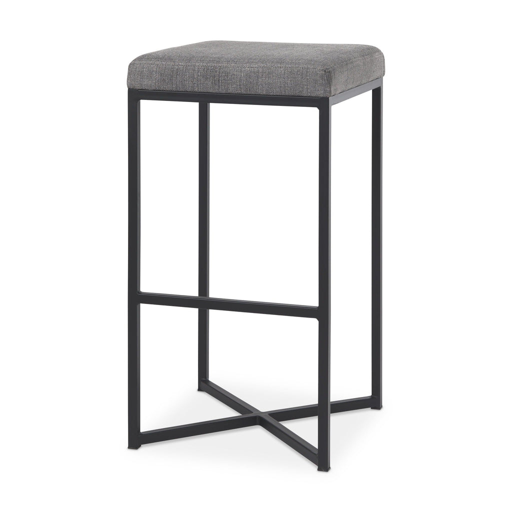 Frodo Fabric Seat Bar/Counter Stool - 2 Colors, 2 Sizes - Dekor Butik