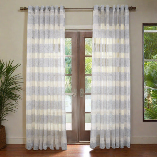 CurtainsGeneva Jacquard Sheer Grommet Curtain - Dekor Butik