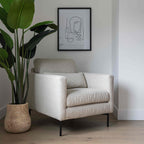 Gil Accent Chair - Buff - Dekor Butik
