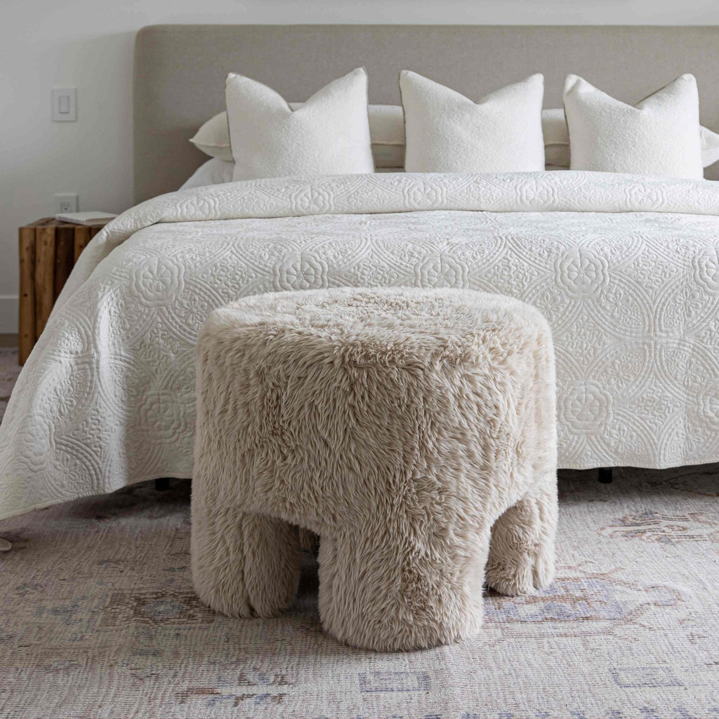 Ginger Ottoman - Downy Cream - Dekor Butik