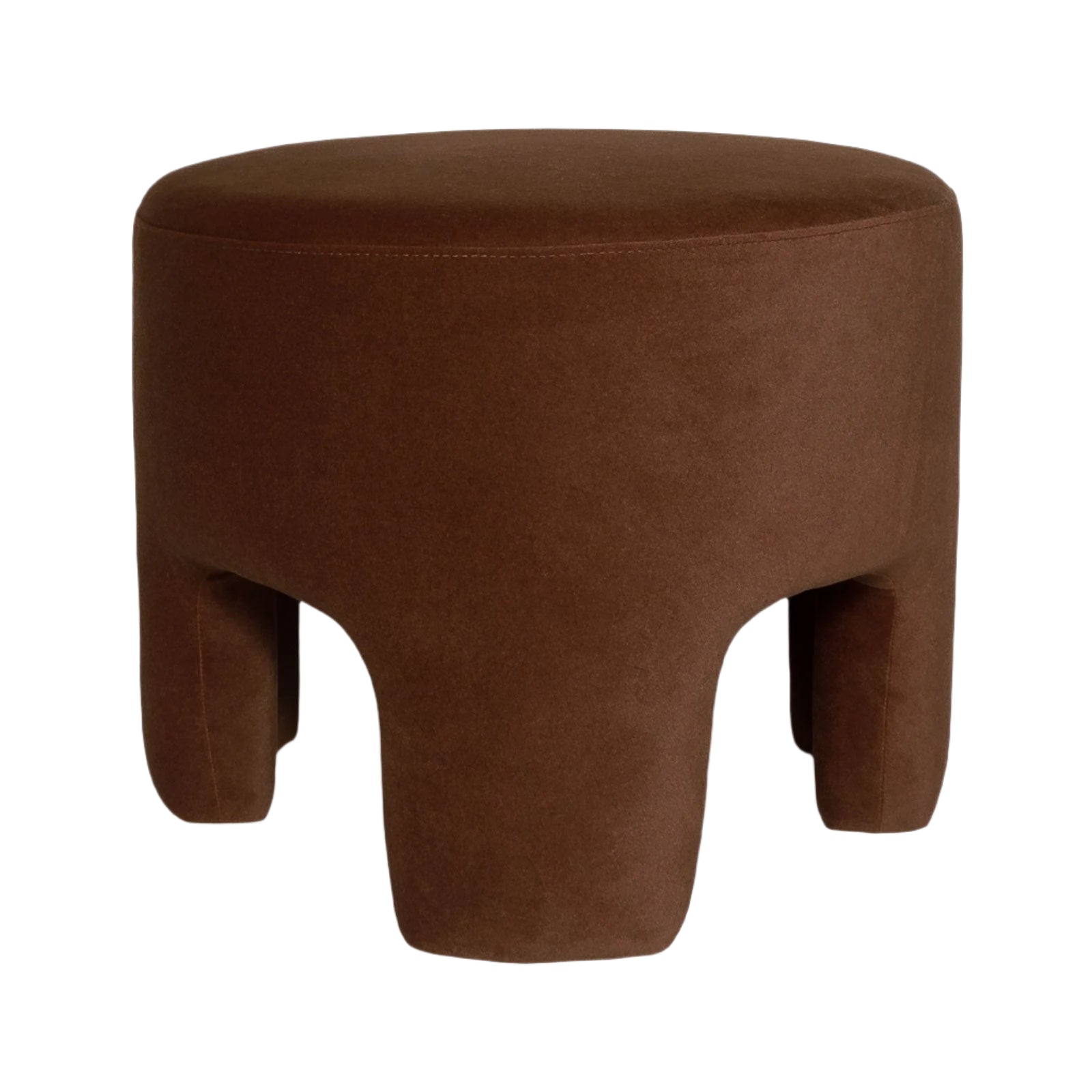 baseGinger Ottoman - Velvet Chestnut - Dekor Butik