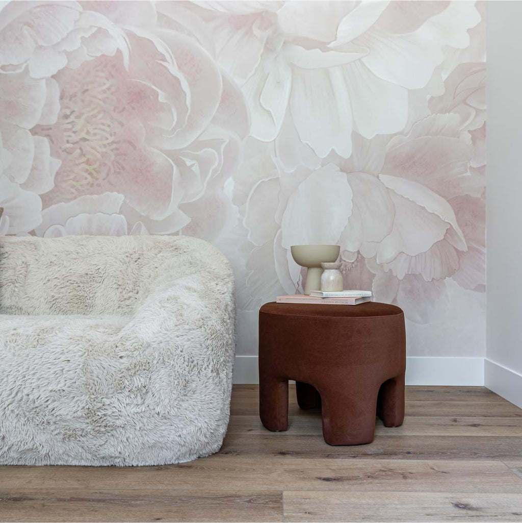 baseGinger Ottoman - Velvet Chestnut - Dekor Butik