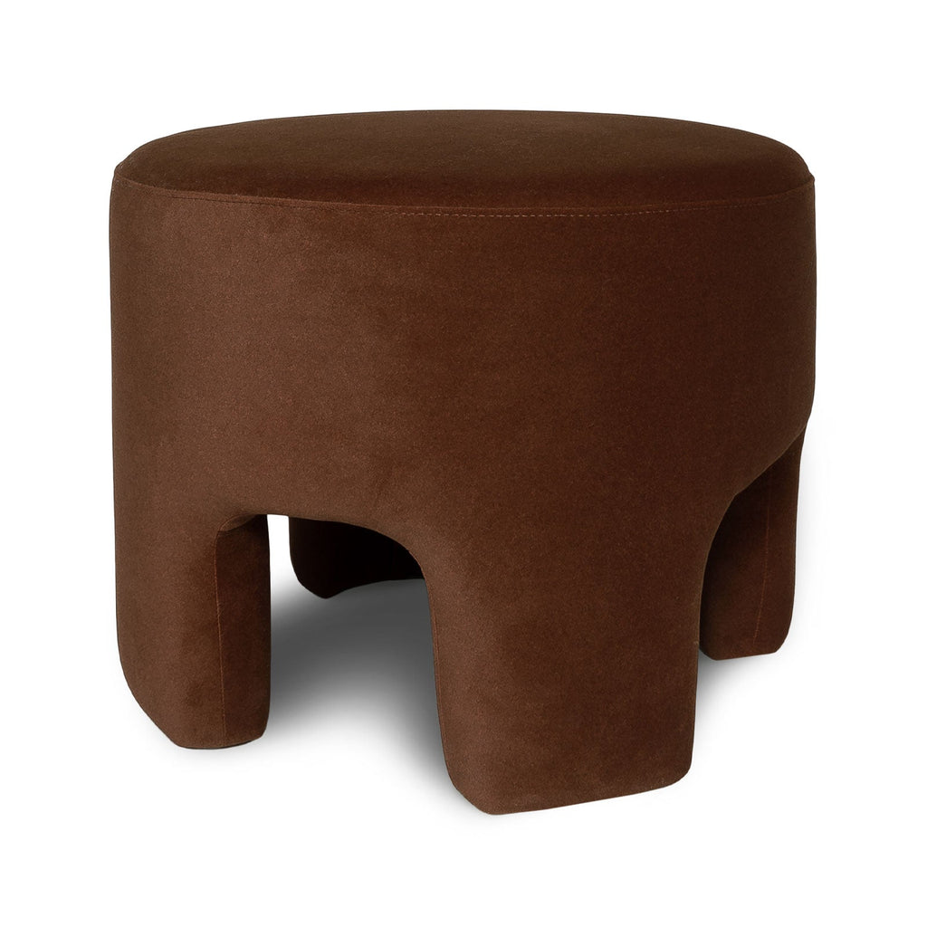 baseGinger Ottoman - Velvet Chestnut - Dekor Butik