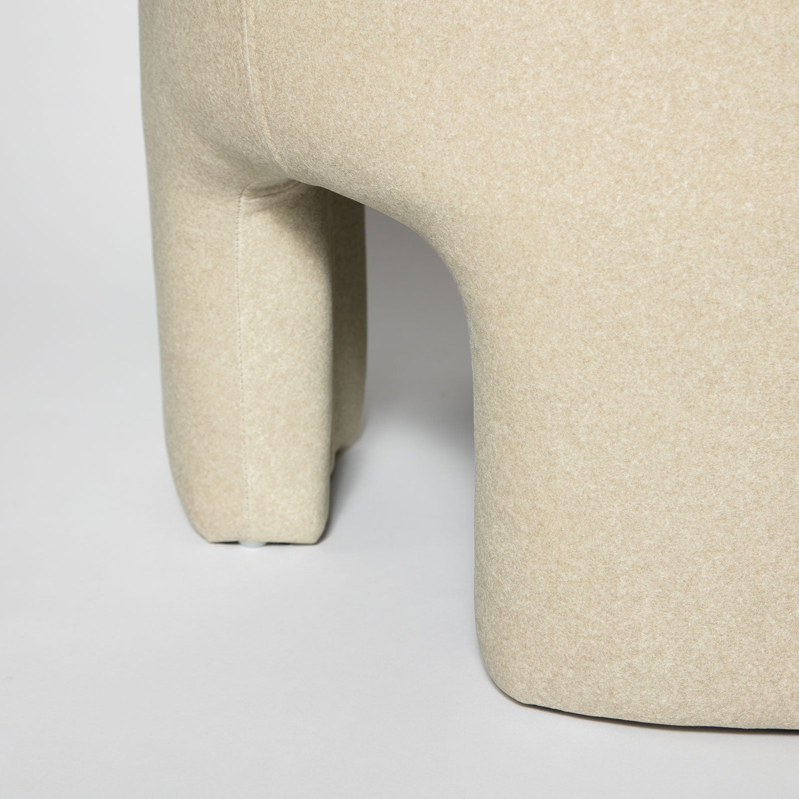baseGinger Ottoman - Velvet Natural - Dekor Butik