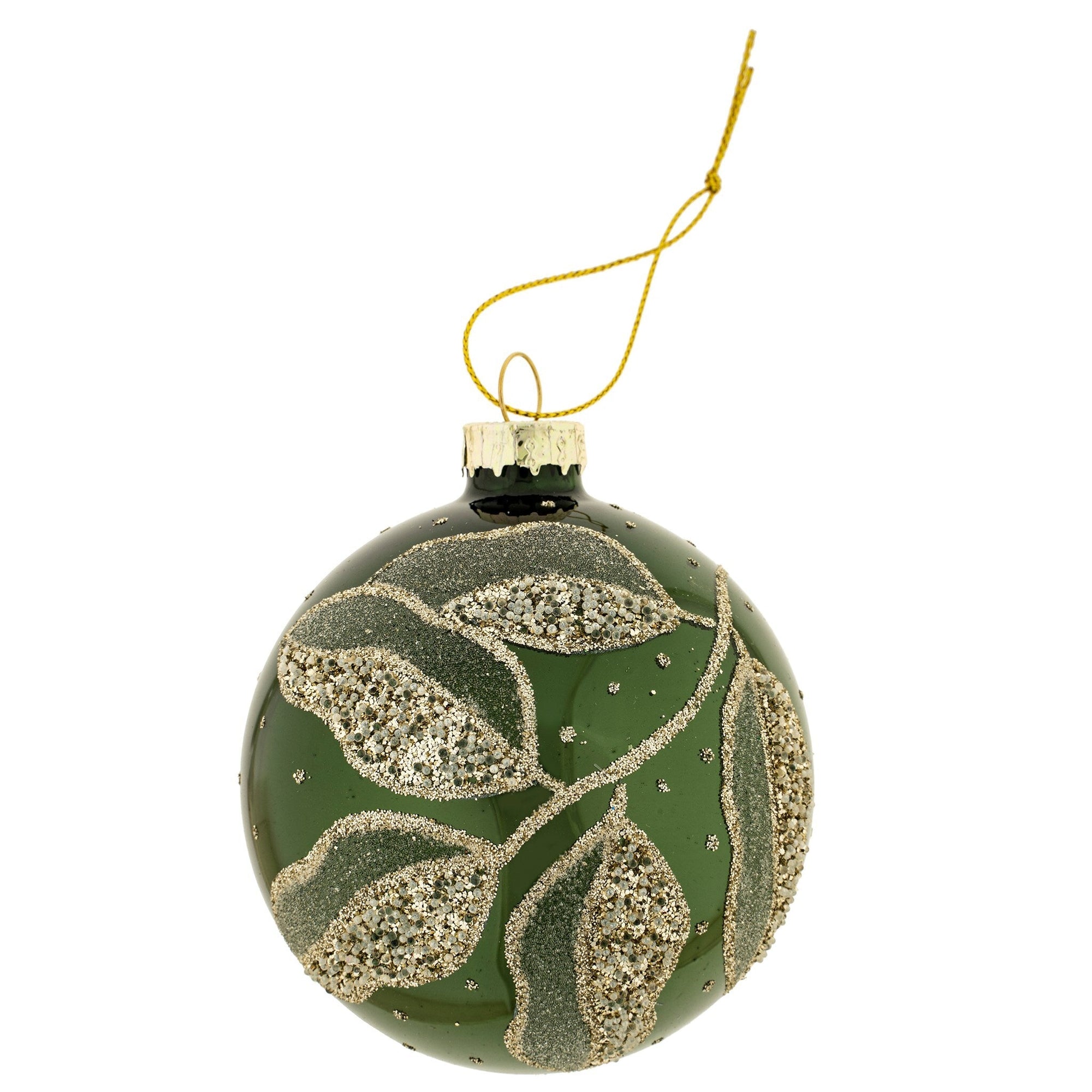 ChristmasGlitter Forest Glass Ornament - Dekor Butik
