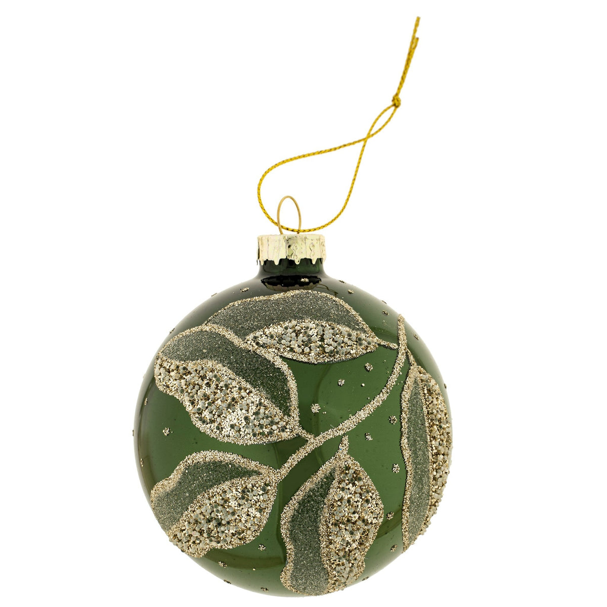 ChristmasGlitter Forest Glass Ornament - Dekor Butik