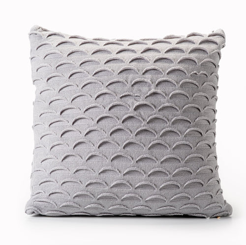 Decorative CushionsGrey Fan Design Knit Decorative Pillow - Dekor Butik