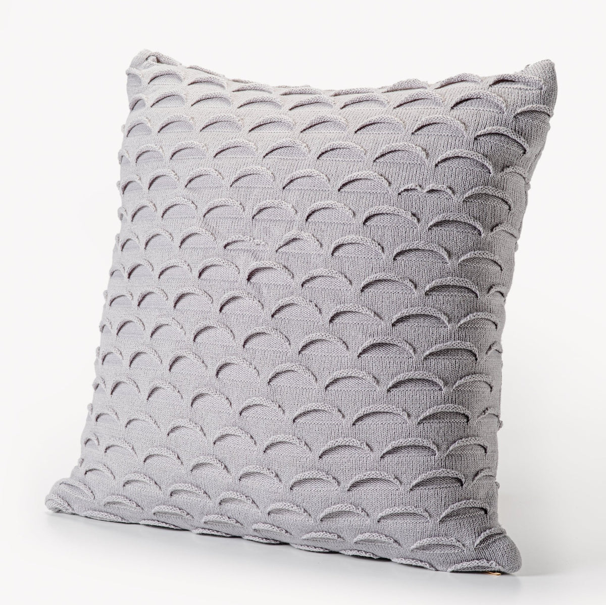 Decorative CushionsGrey Fan Design Knit Decorative Pillow - Dekor Butik
