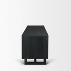 Grier 65" Medium Brown Wood W/ Cane Media Console - Dekor Butik