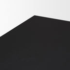 Grier 84" Black Wood w/ Black Cane Dining Table - Dekor Butik