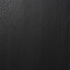 Grier Matte Black Stained Wood w/ Black Cane Accent Cabinet - Dekor Butik