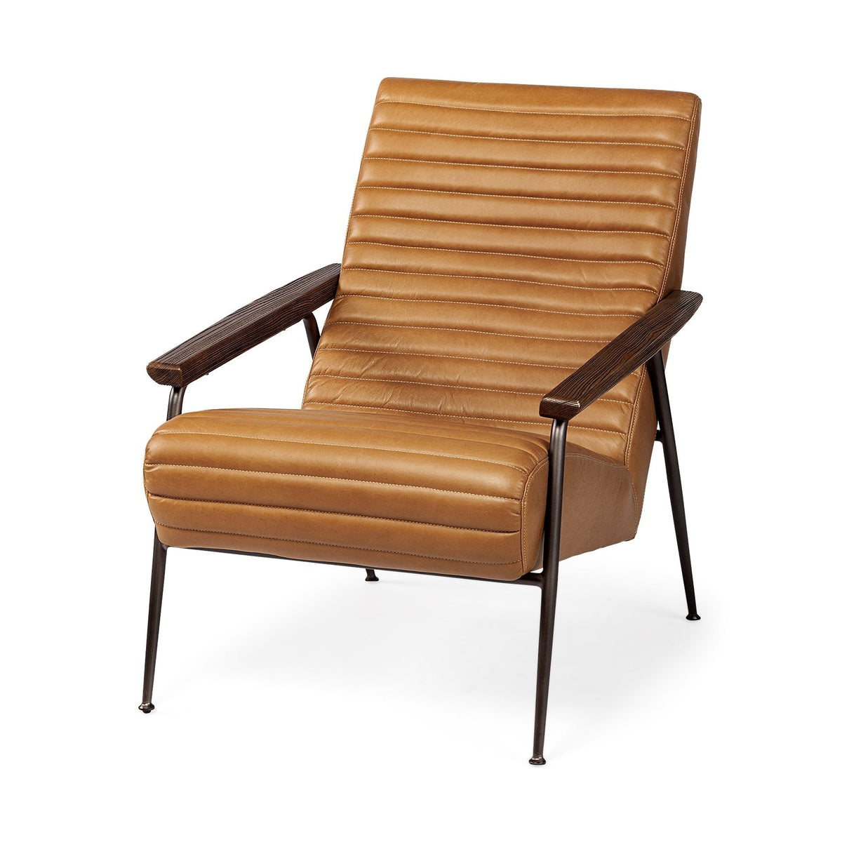 Grosjean Leather Accent Chair - Dekor Butik