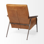 Grosjean Leather Accent Chair - Dekor Butik