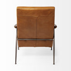 Grosjean Leather Accent Chair - Dekor Butik