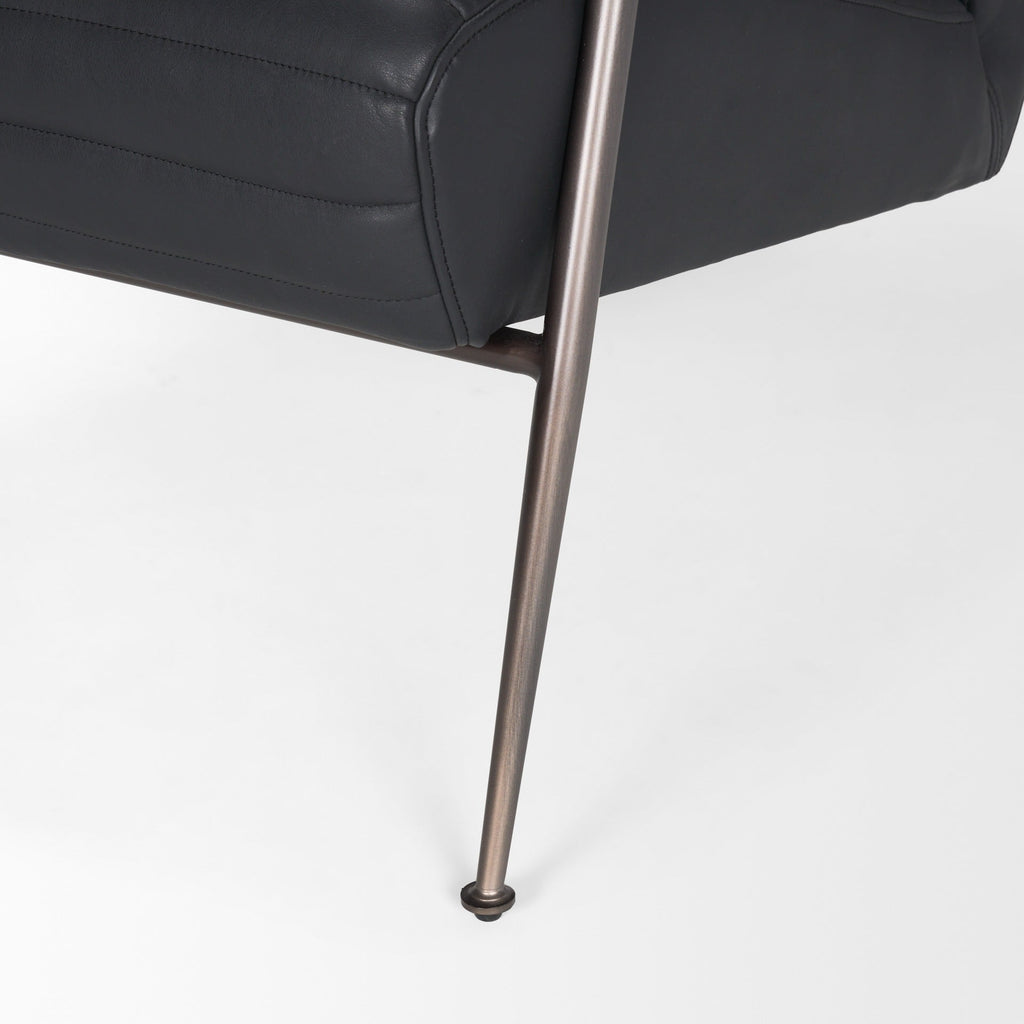 Grosjean Leather Accent Chair - Dekor Butik