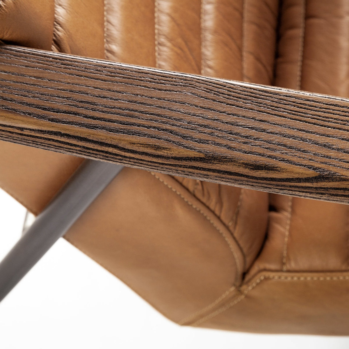 Grosjean Leather Accent Chair - Dekor Butik
