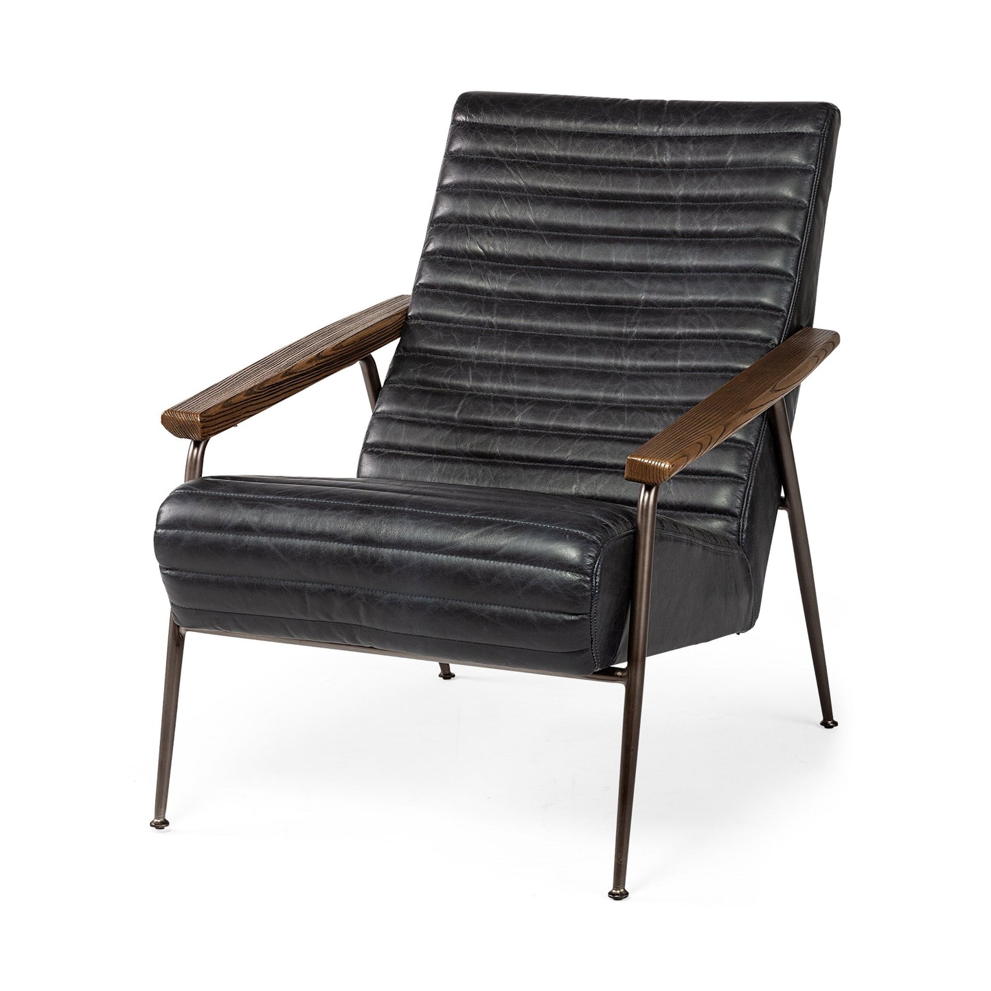 Grosjean Leather Accent Chair - Dekor Butik