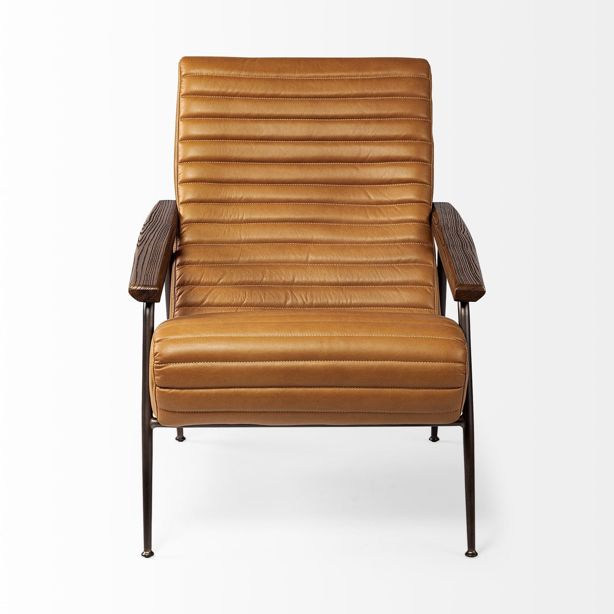 Grosjean Leather Accent Chair - Dekor Butik