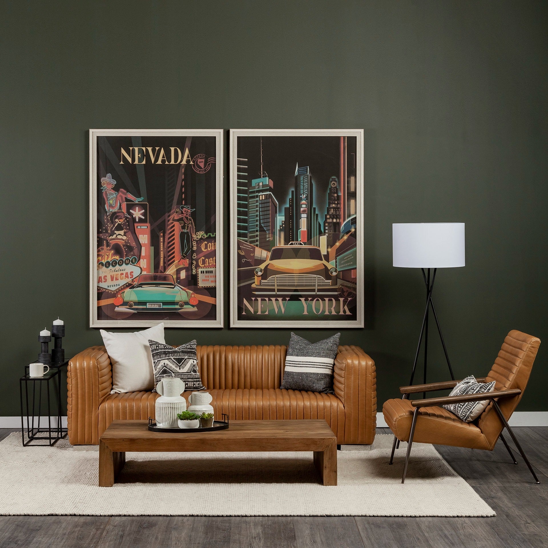 Grosjean Leather Accent Chair - Dekor Butik