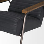 Grosjean Leather Accent Chair - Dekor Butik
