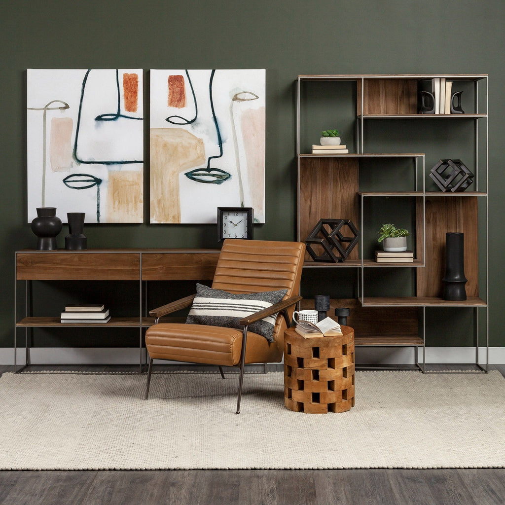 Grosjean Leather Accent Chair - Dekor Butik