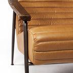 Grosjean Leather Accent Chair - Dekor Butik