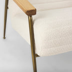 FurnitureGrosjean Upholstered Accent Chair - Dekor Butik