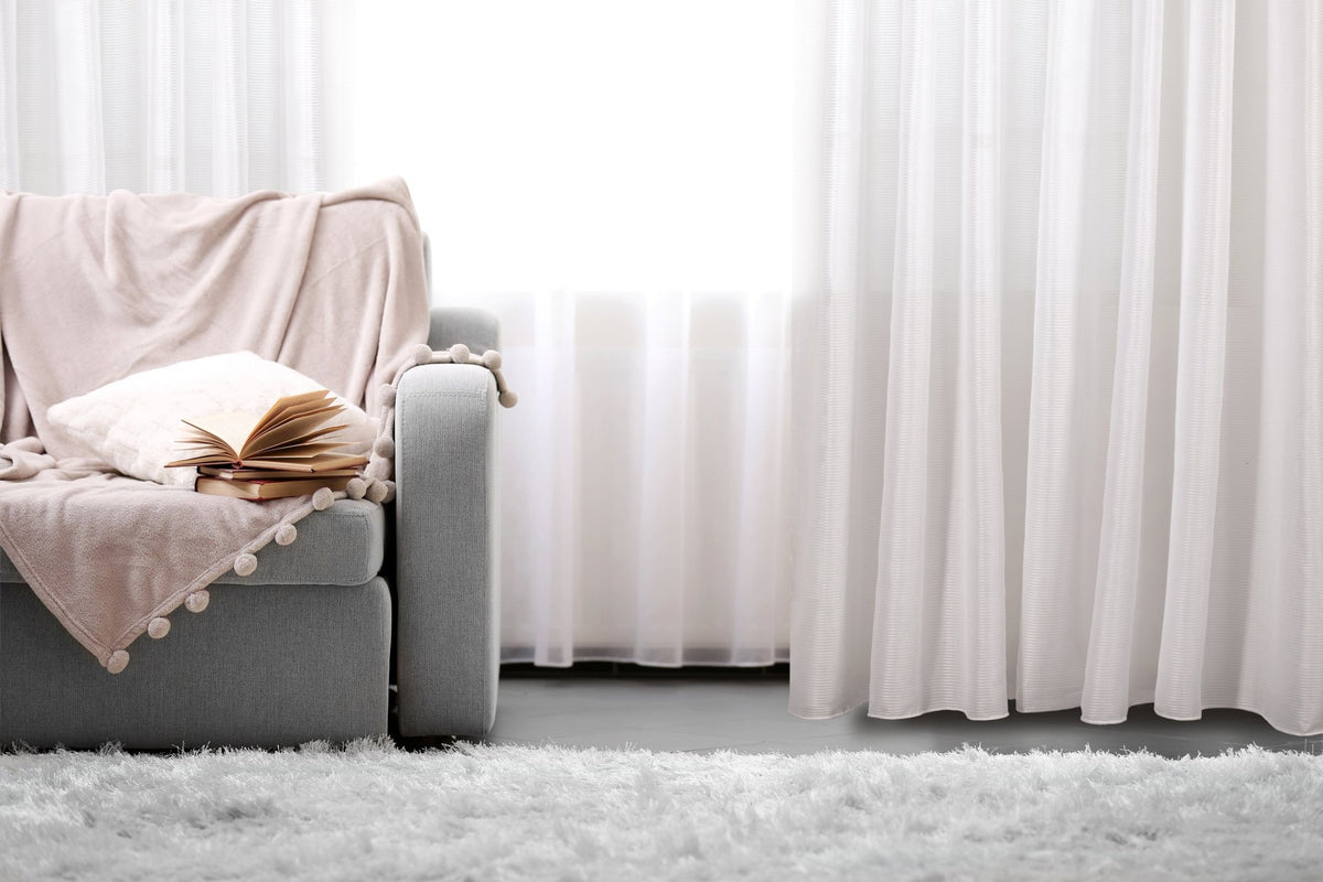 CurtainsGusto Jacquard Sheer Grommet Curtain - Dekor Butik