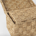 Hanalei Set of 2 Seagrass Boxes with Lids - Dekor Butik