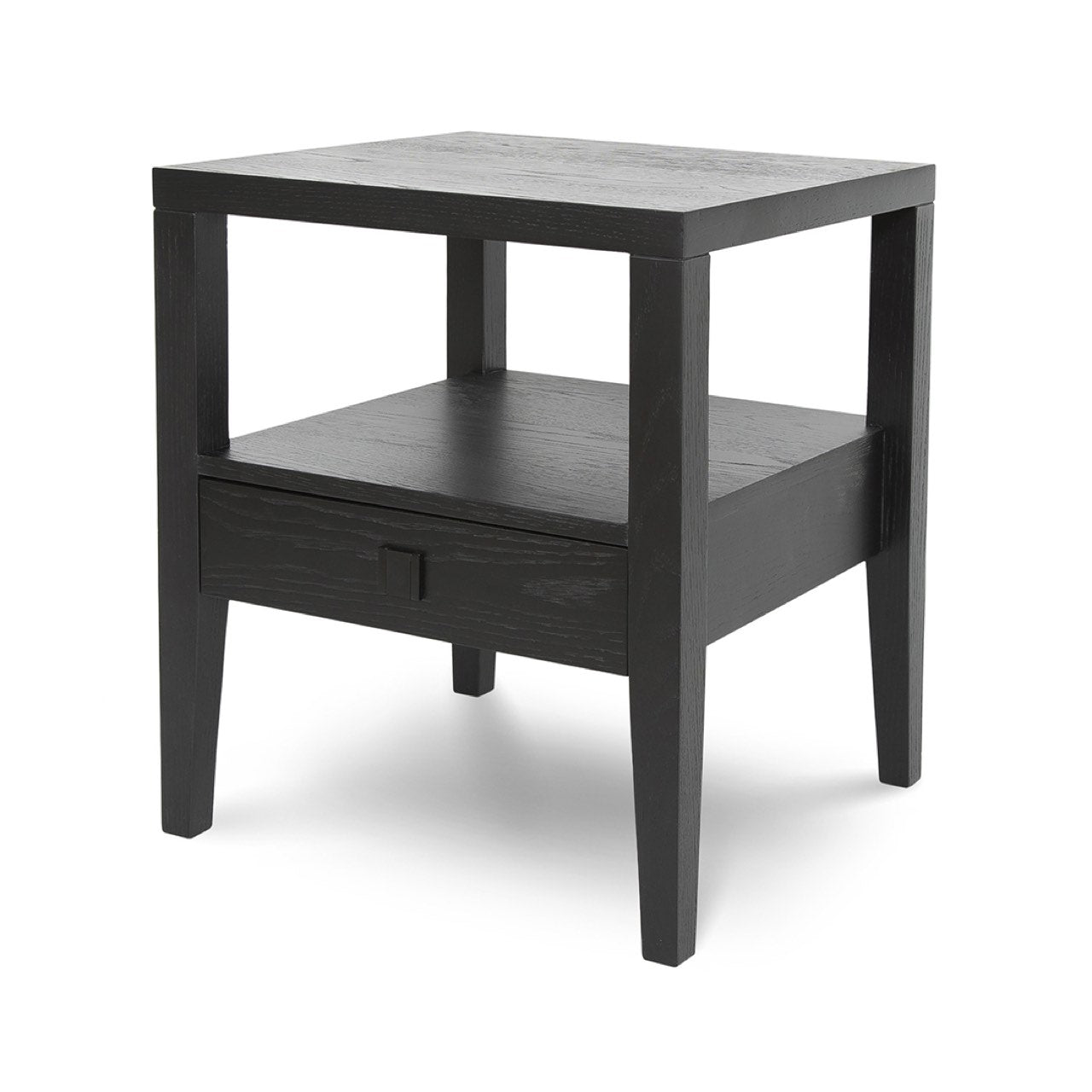 baseHara 1 Drawer Accent Table - Black - Dekor Butik