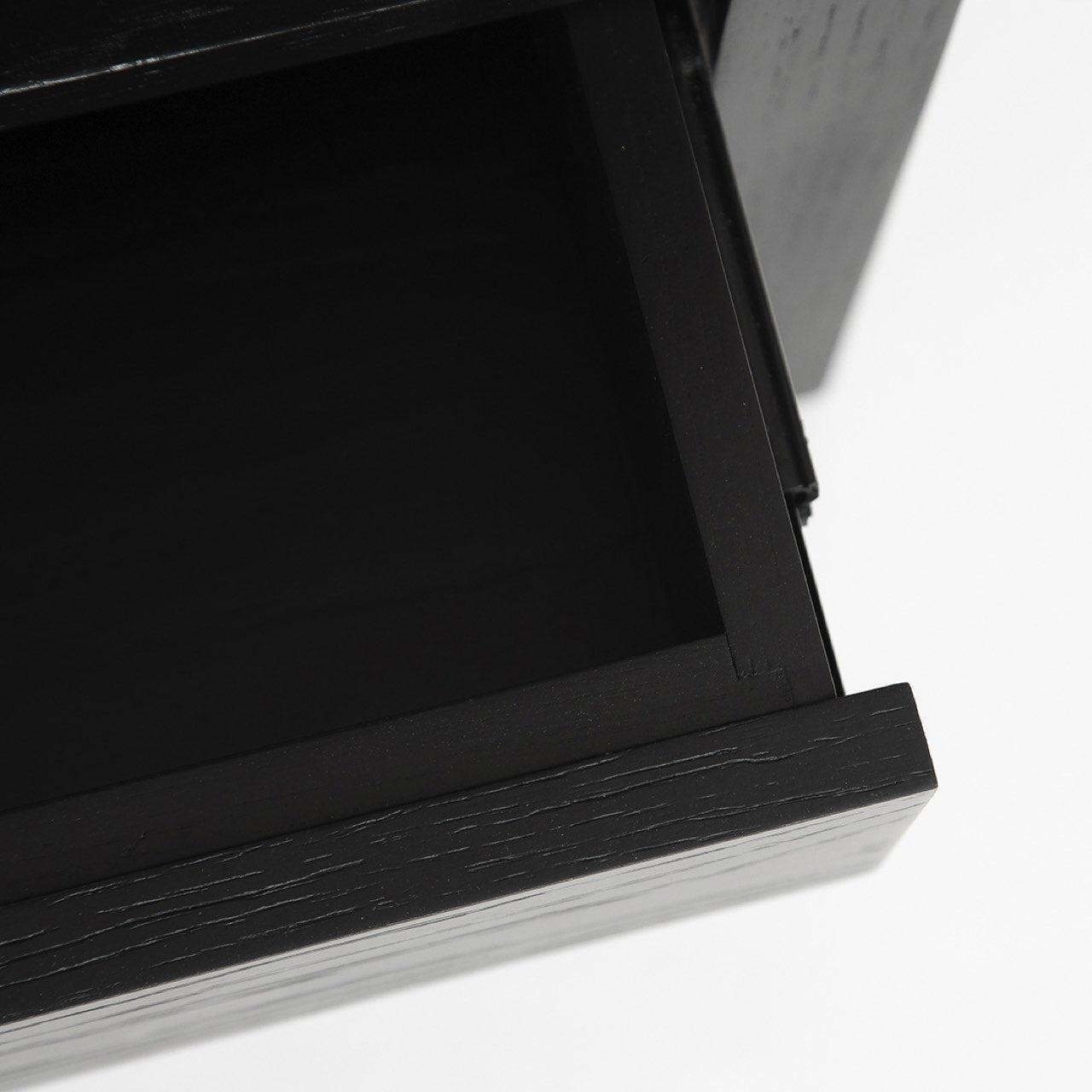 baseHara 1 Drawer Accent Table - Black - Dekor Butik