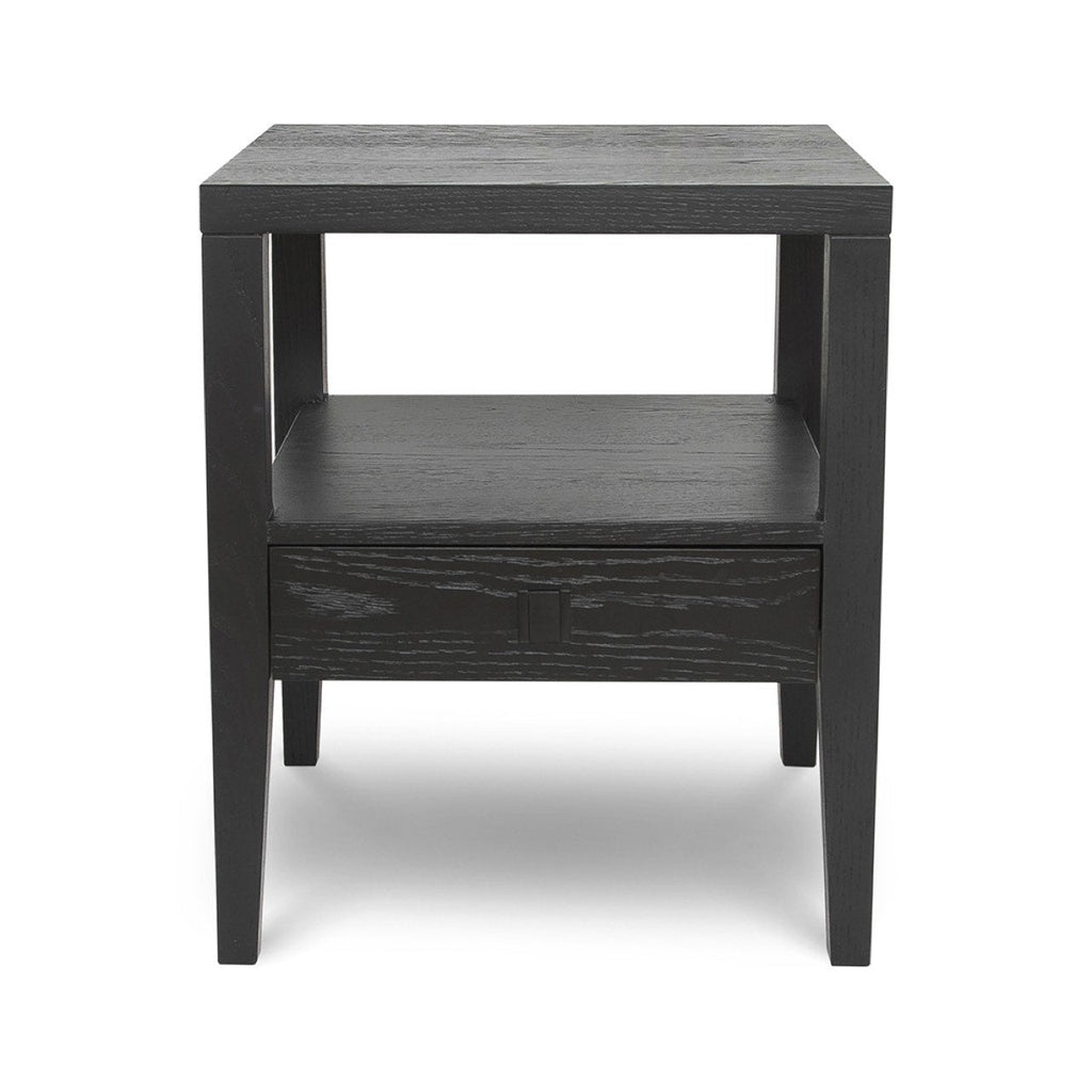 baseHara 1 Drawer Accent Table - Black - Dekor Butik