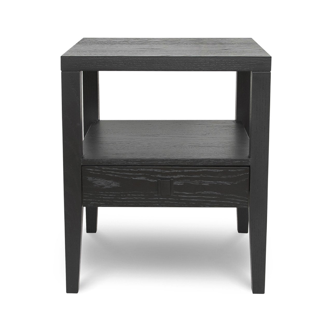 baseHara 1 Drawer Accent Table - Black - Dekor Butik