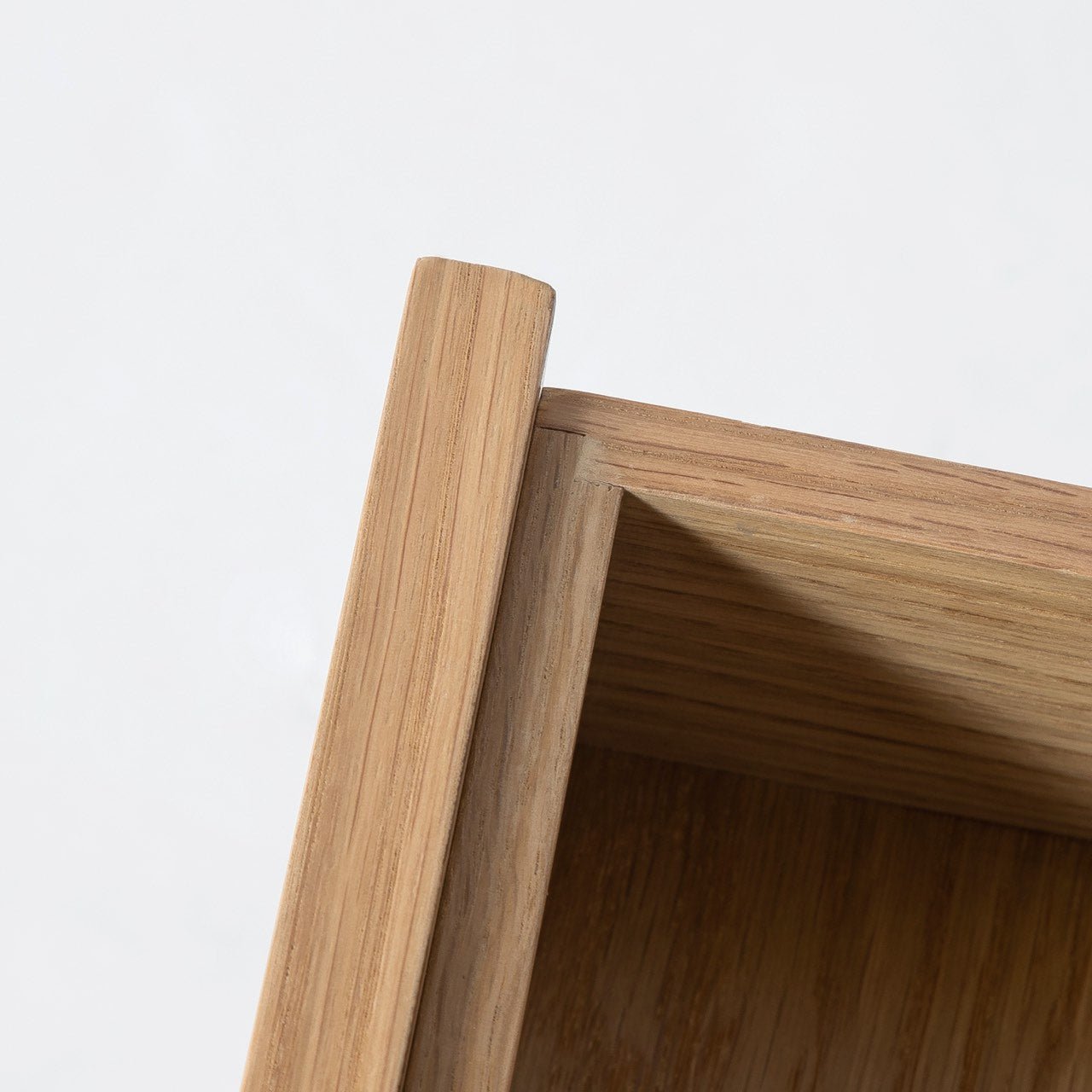 baseHara 1 Drawer Accent Table - Natural Oak - Dekor Butik