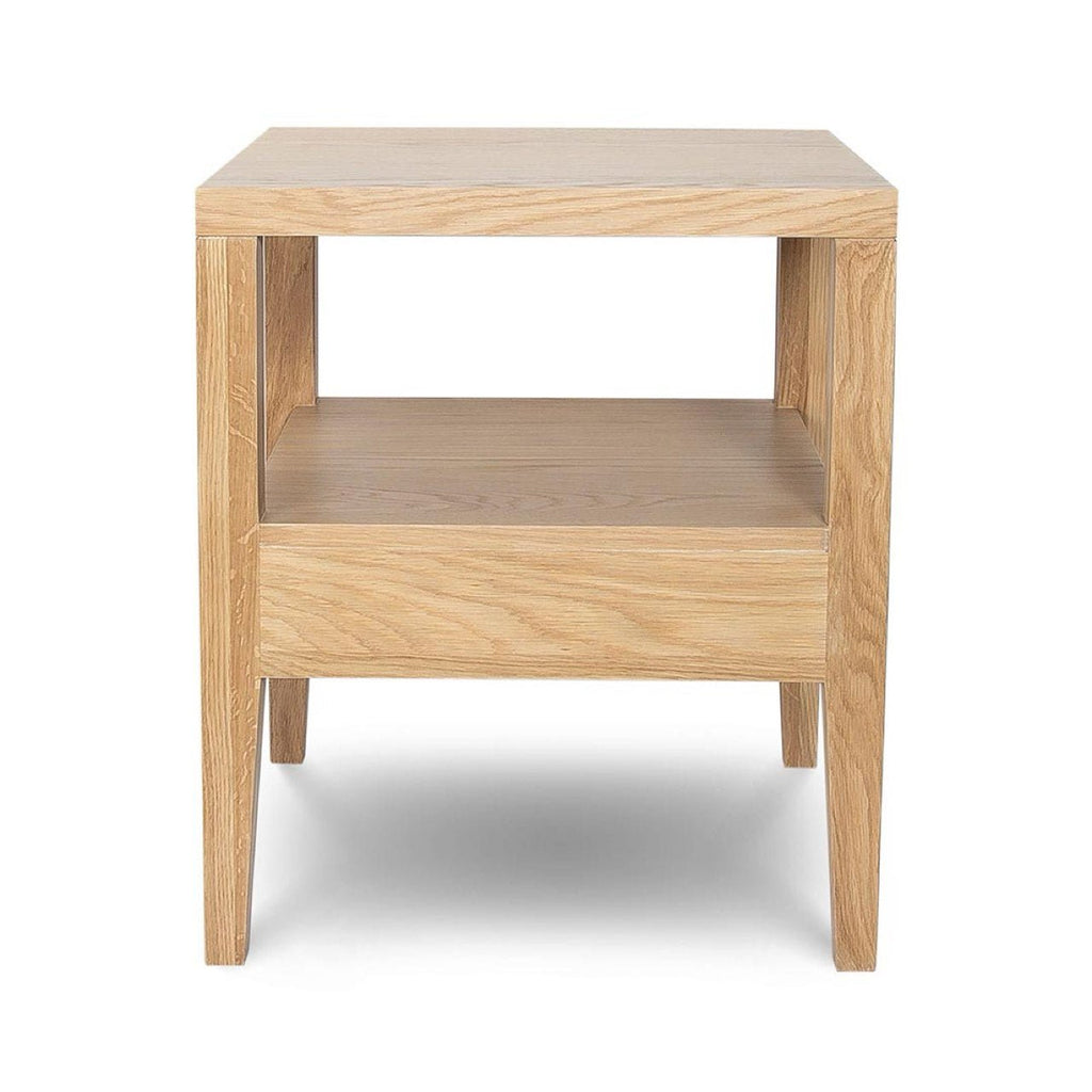 baseHara 1 Drawer Accent Table - Natural Oak - Dekor Butik