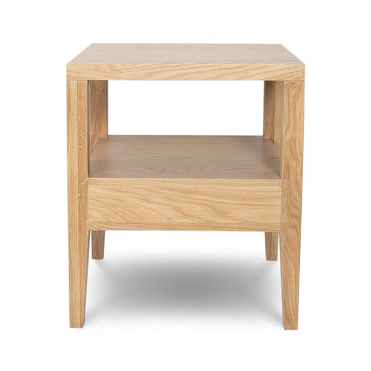 baseHara 1 Drawer Accent Table - Natural Oak - Dekor Butik