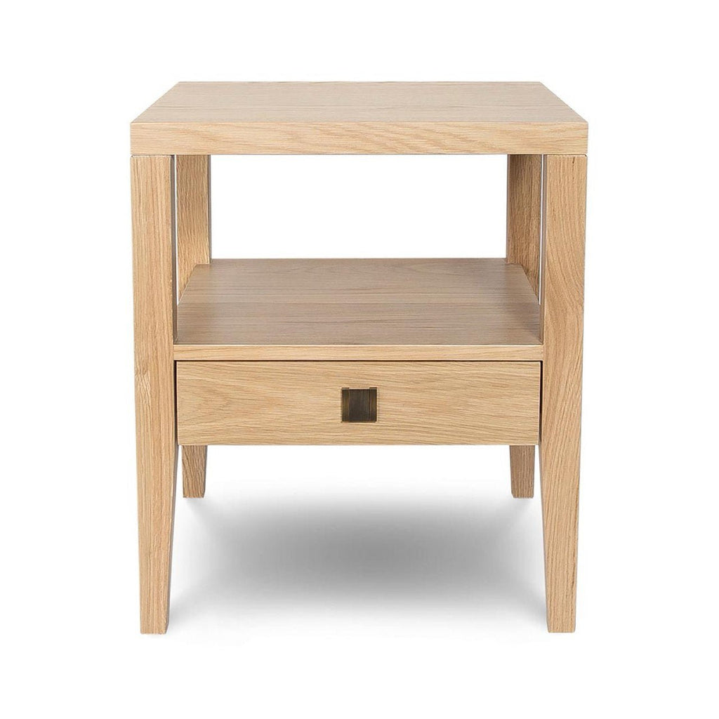 baseHara 1 Drawer Accent Table - Natural Oak - Dekor Butik