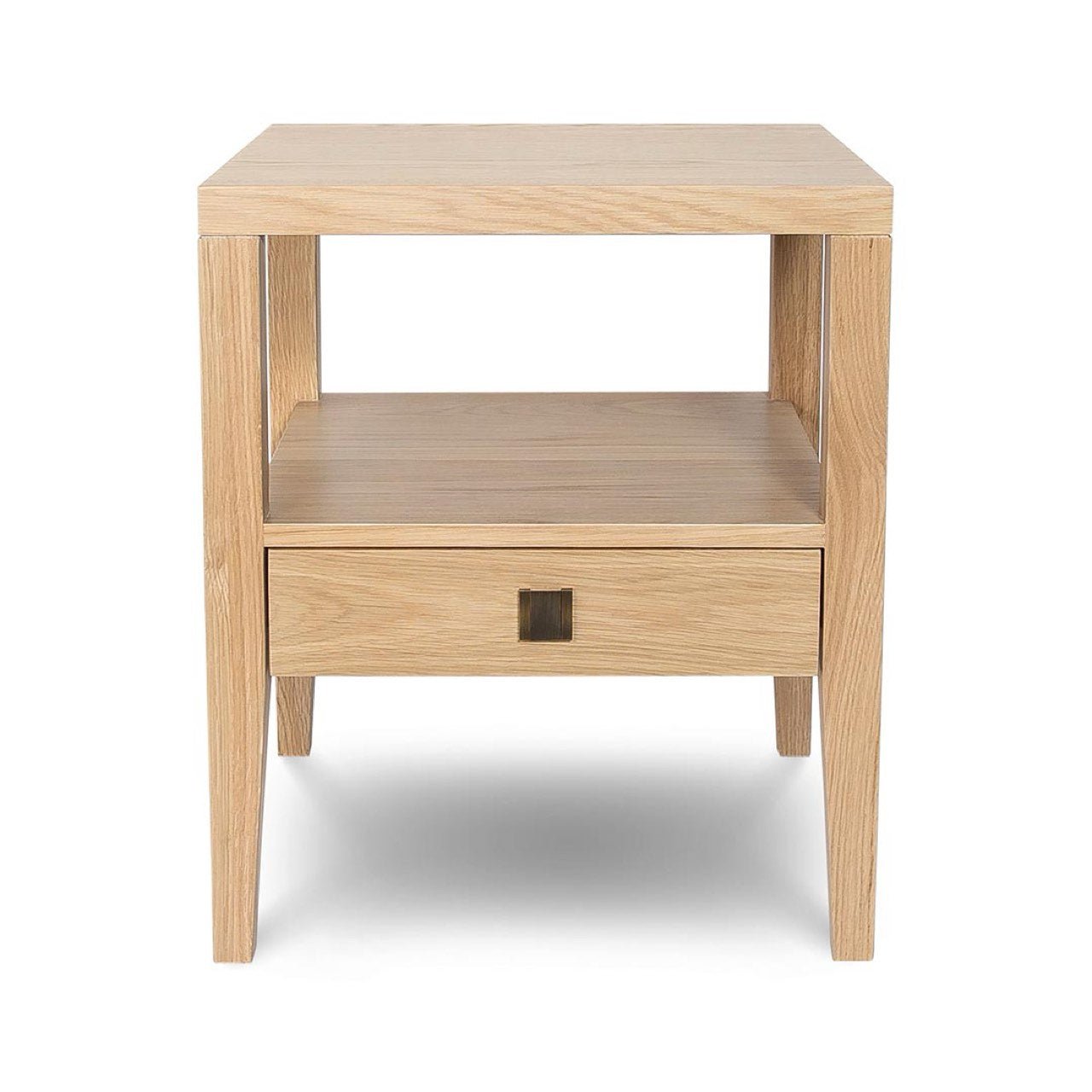 baseHara 1 Drawer Accent Table - Natural Oak - Dekor Butik
